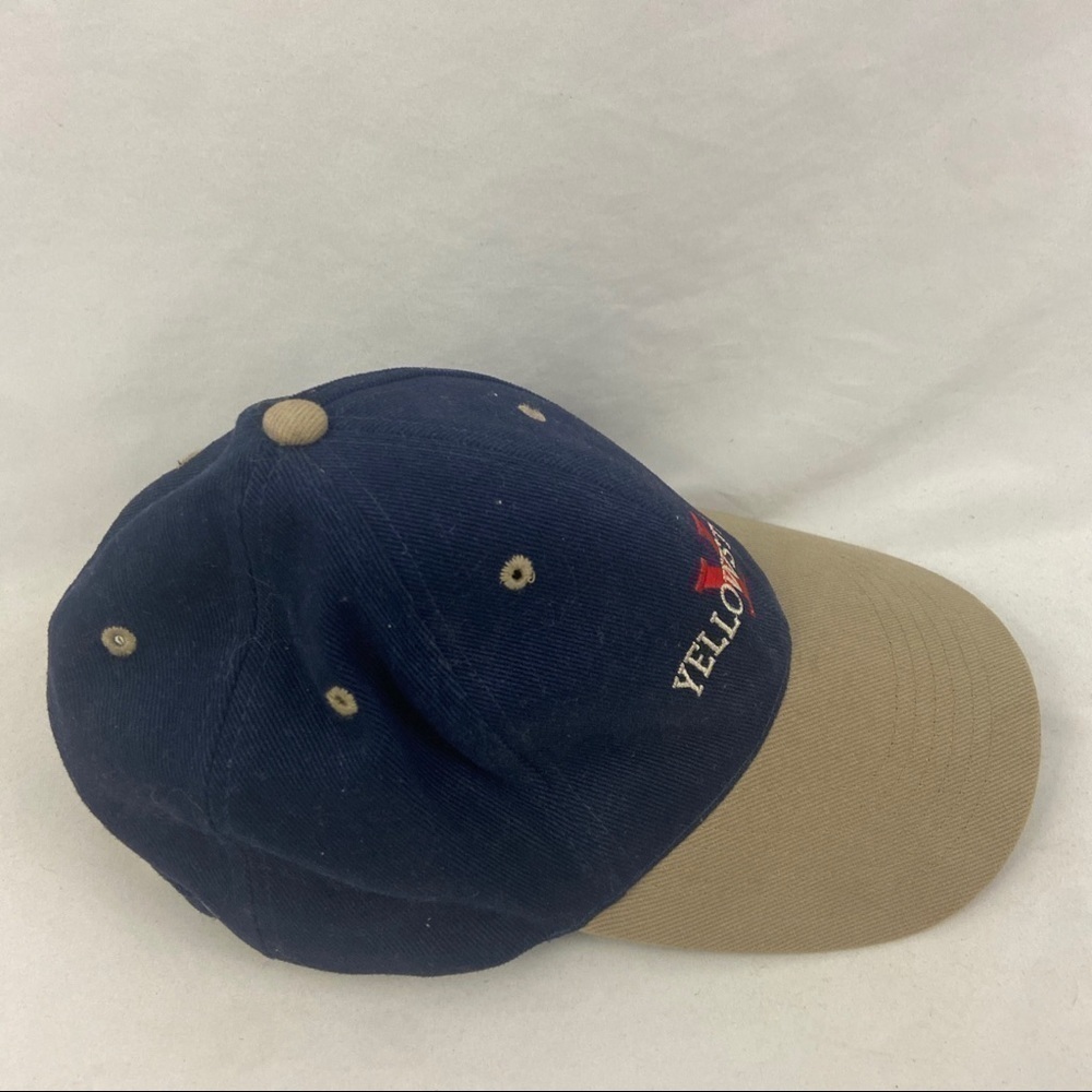 Vintage Yellowstone National Stone Navy Blue Hat - Picture 7 of 8